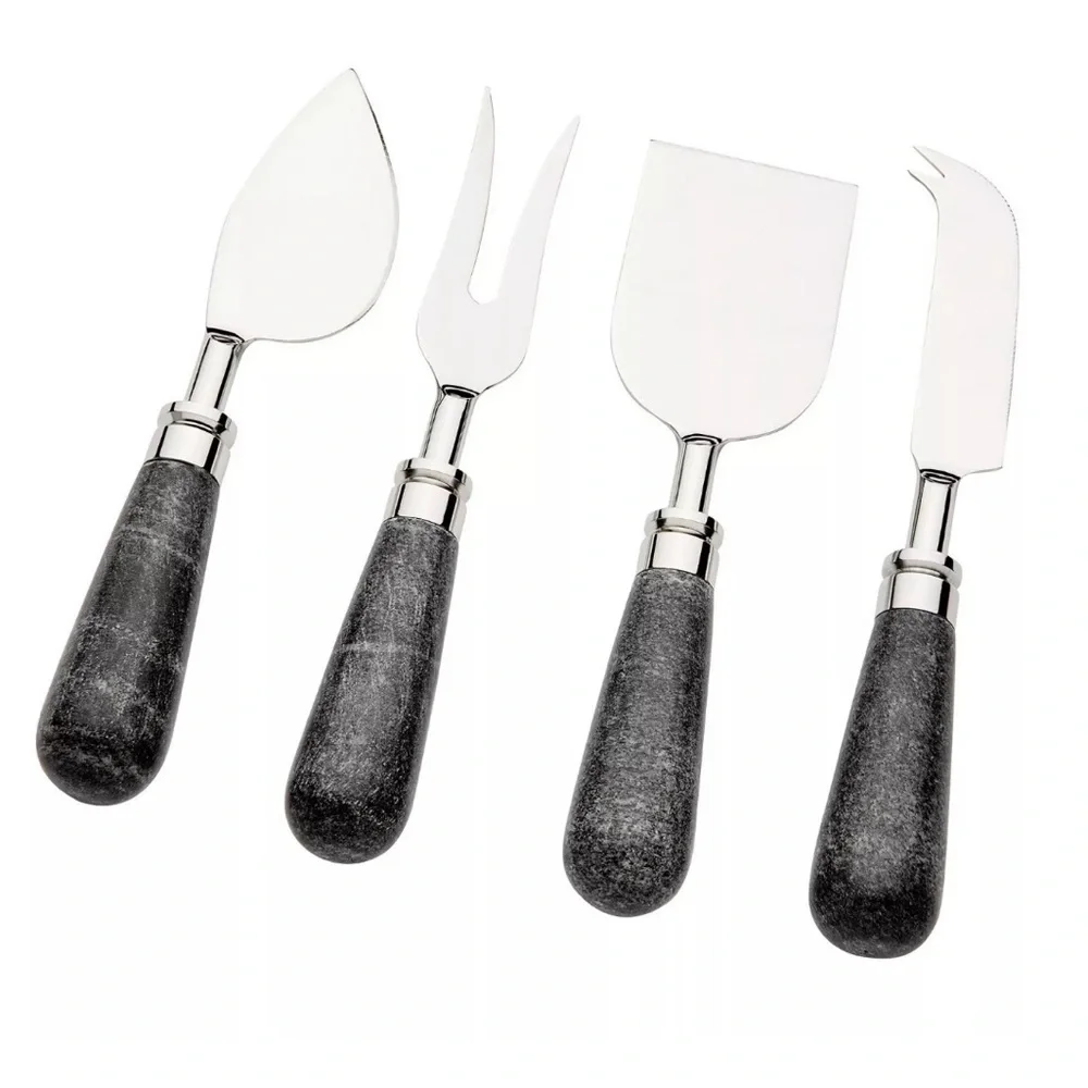 Pottery Barn Set of 4 Cheese Knives NIB